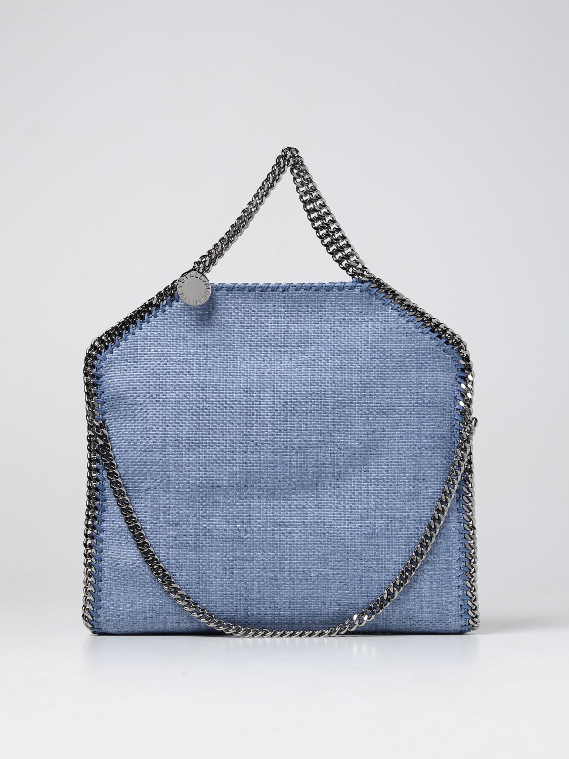 STELLA MCCARTNEY: Falabella bag in woven canvas | Shoulder Bag Stella ...