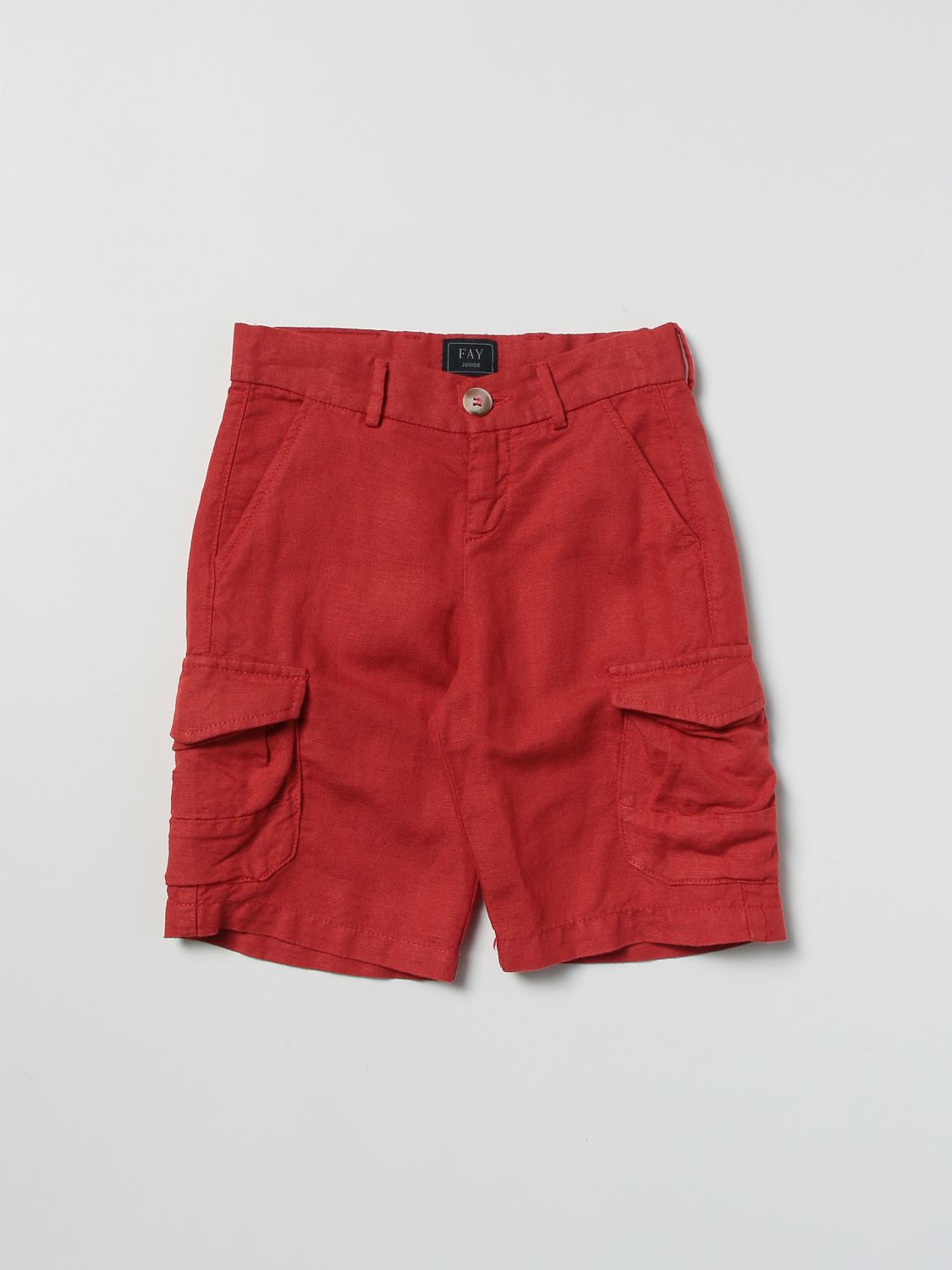 Pantaloncino Fay: Pantaloncino bambino Fay rosso 1