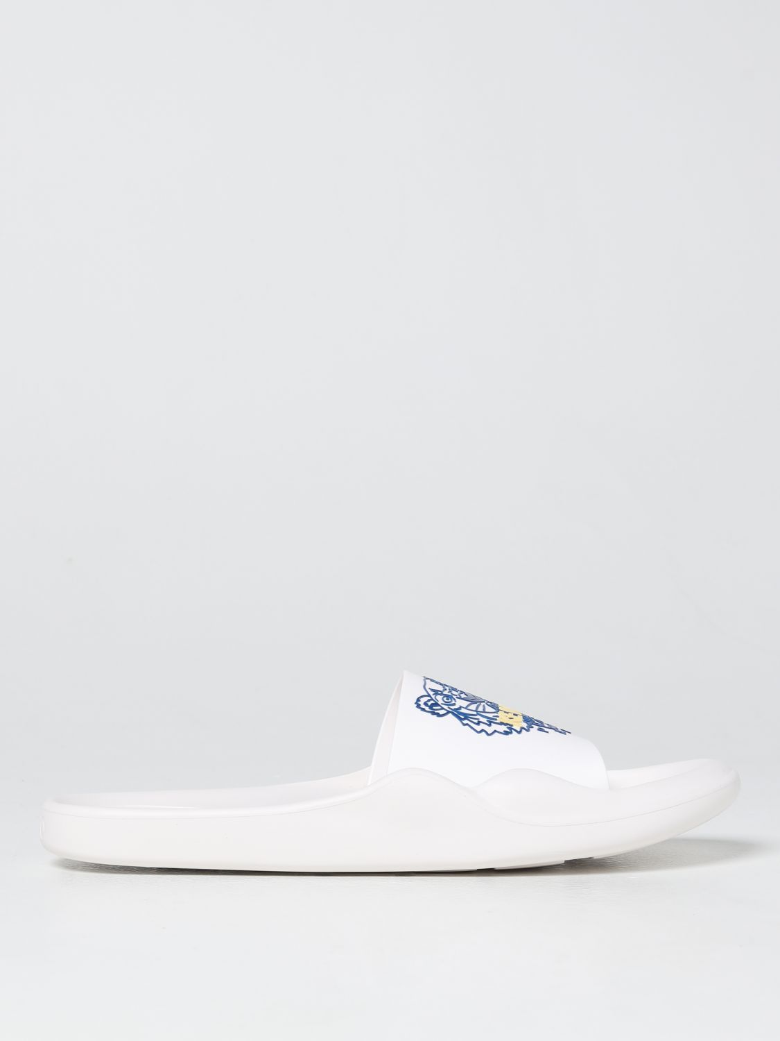 Sandals Kenzo: Kenzo rubber sandal with logo white 1
