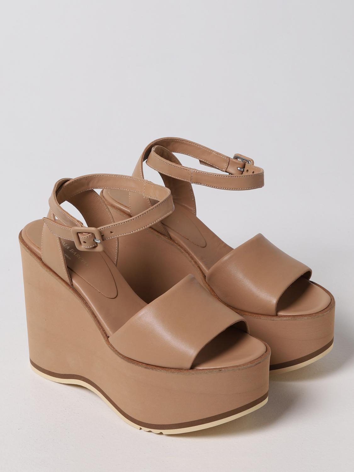 PALOMA BARCELÒ: Abigail wedge sandals 