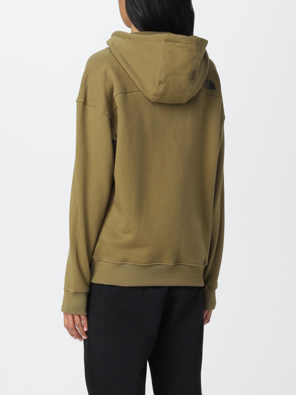 THE NORTH FACE: Sudadera mujer - Verde | Sudadera The North Face NF0A3RZ43  GIGLIO.COM