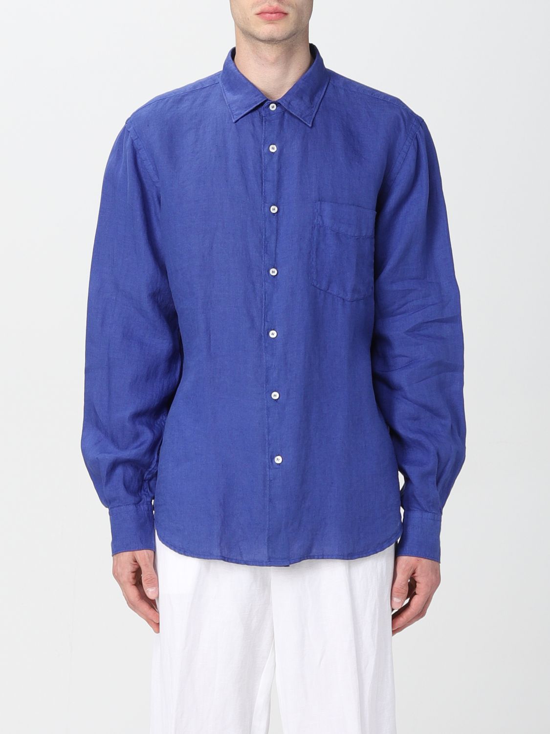 ASPESI: shirt for man - Blue 1 | Aspesi shirt CE36C195 online at GIGLIO.COM