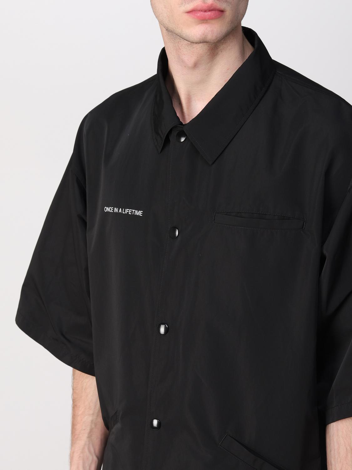 UNDERCOVER: shirt for man - Black | Undercover shirt UC1B4402 ...