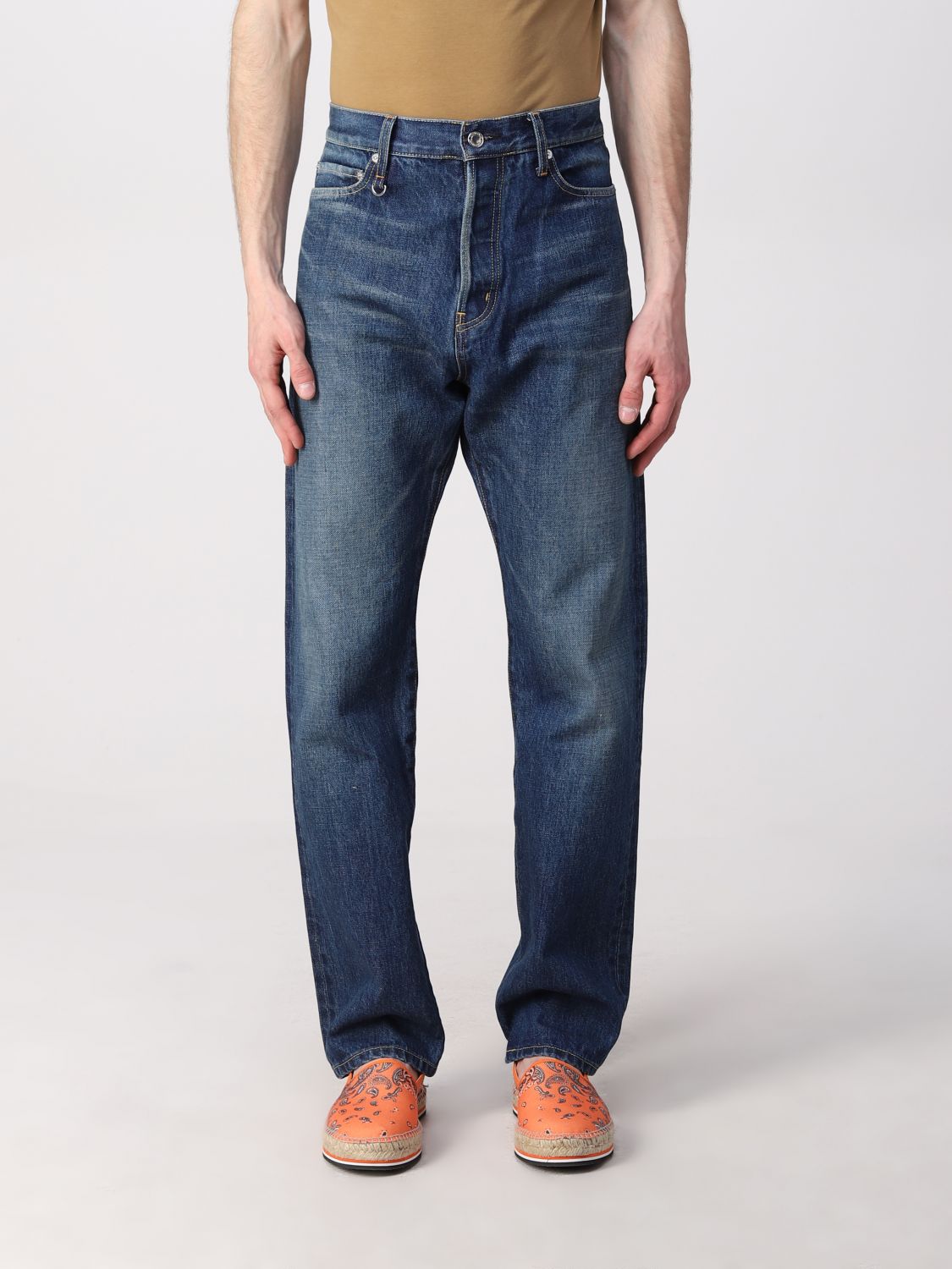 Undercover Jeans In Washed Denim In Blue | ModeSens