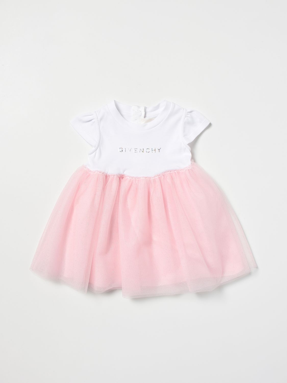 Romper Givenchy: Givenchy tulle and cotton dress white 1