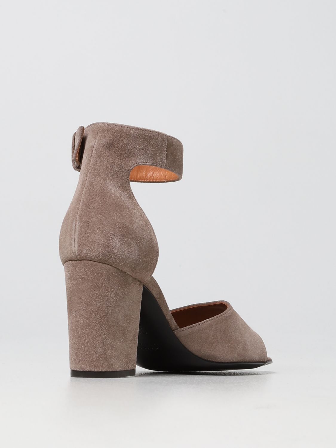 Sandales à talons Via Roma 15: Chaussures femme Via Roma 15 gris 3