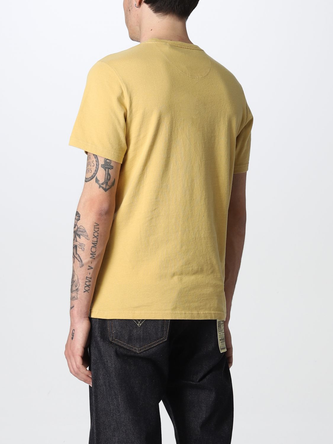 T-Shirt Barbour: Barbour Herren T-Shirt gelb 2