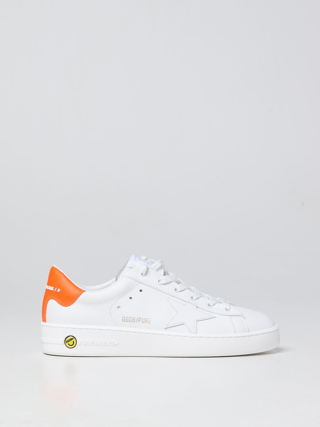 GOLDEN GOOSE PURE NEW GOLDEN GOOSE TRAINERS IN LEATHER,d05135001