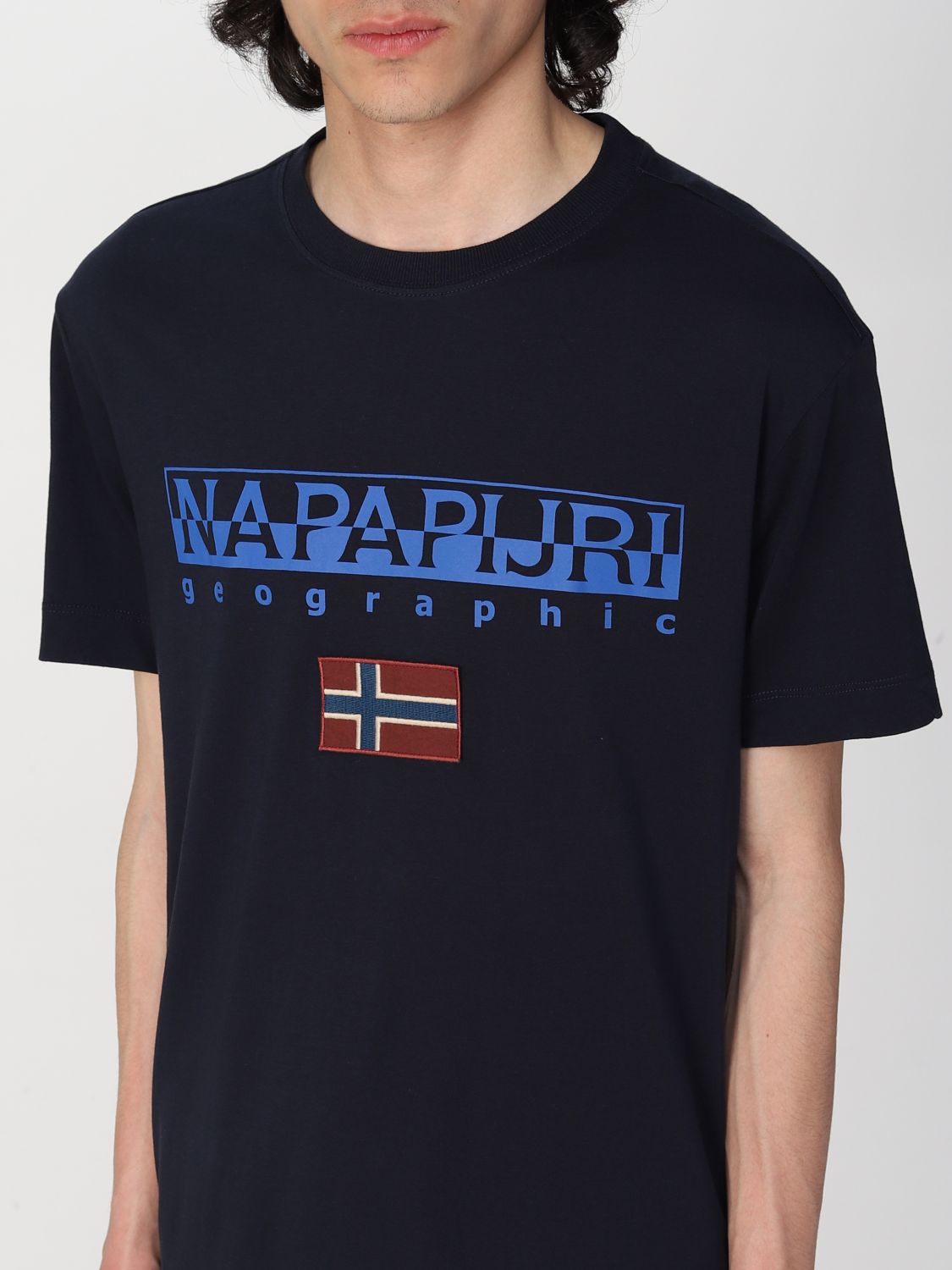 NAPAPIJRI: T-shirt with | Napapijri NP0A4GDQ online on GIGLIO.COM