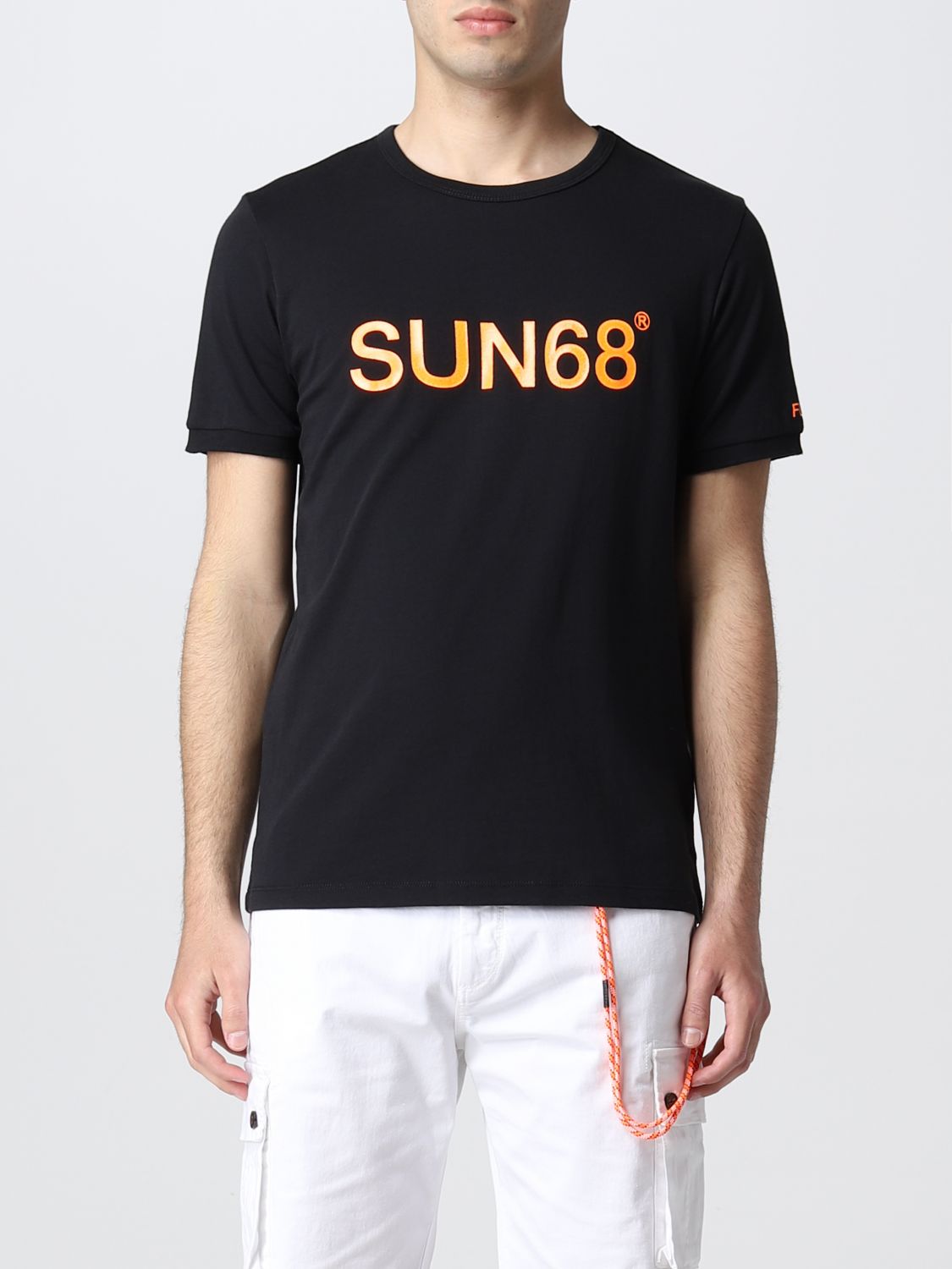 Tシャツ Sun 68: Tシャツ Sun 68 メンズ ブラック 1