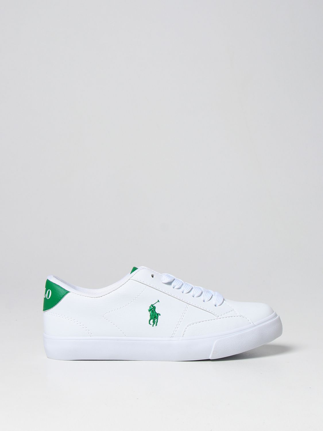 replica Desert Fumble Polo Ralph Lauren Outlet: sneakers in synthetic leather - White | Polo Ralph  Lauren shoes RF103547 online on GIGLIO.COM