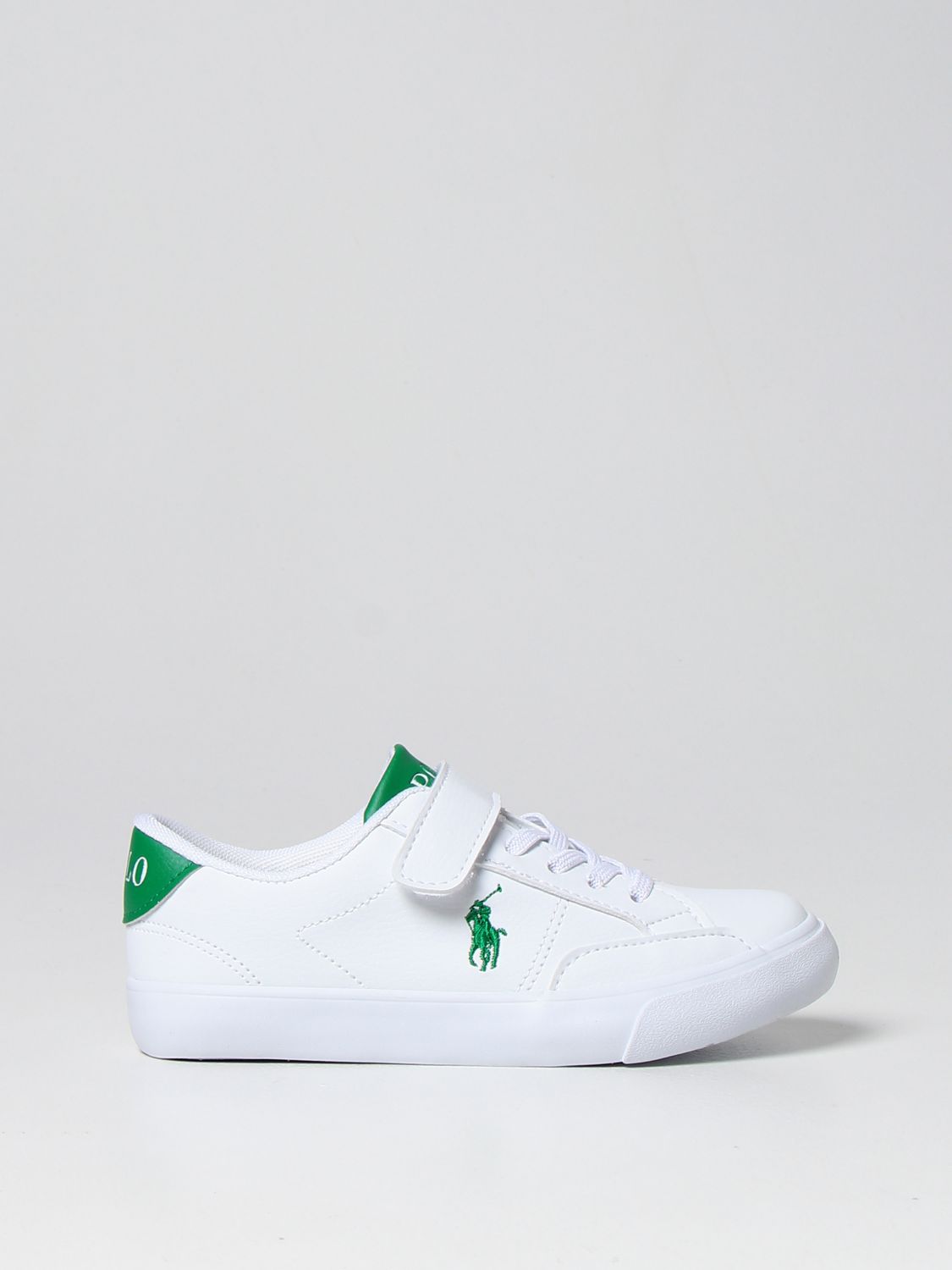 Amuseren blaas gat Savant Polo Ralph Lauren Outlet: sneakers in synthetic leather - White | Polo  Ralph Lauren shoes RF103546 online on GIGLIO.COM