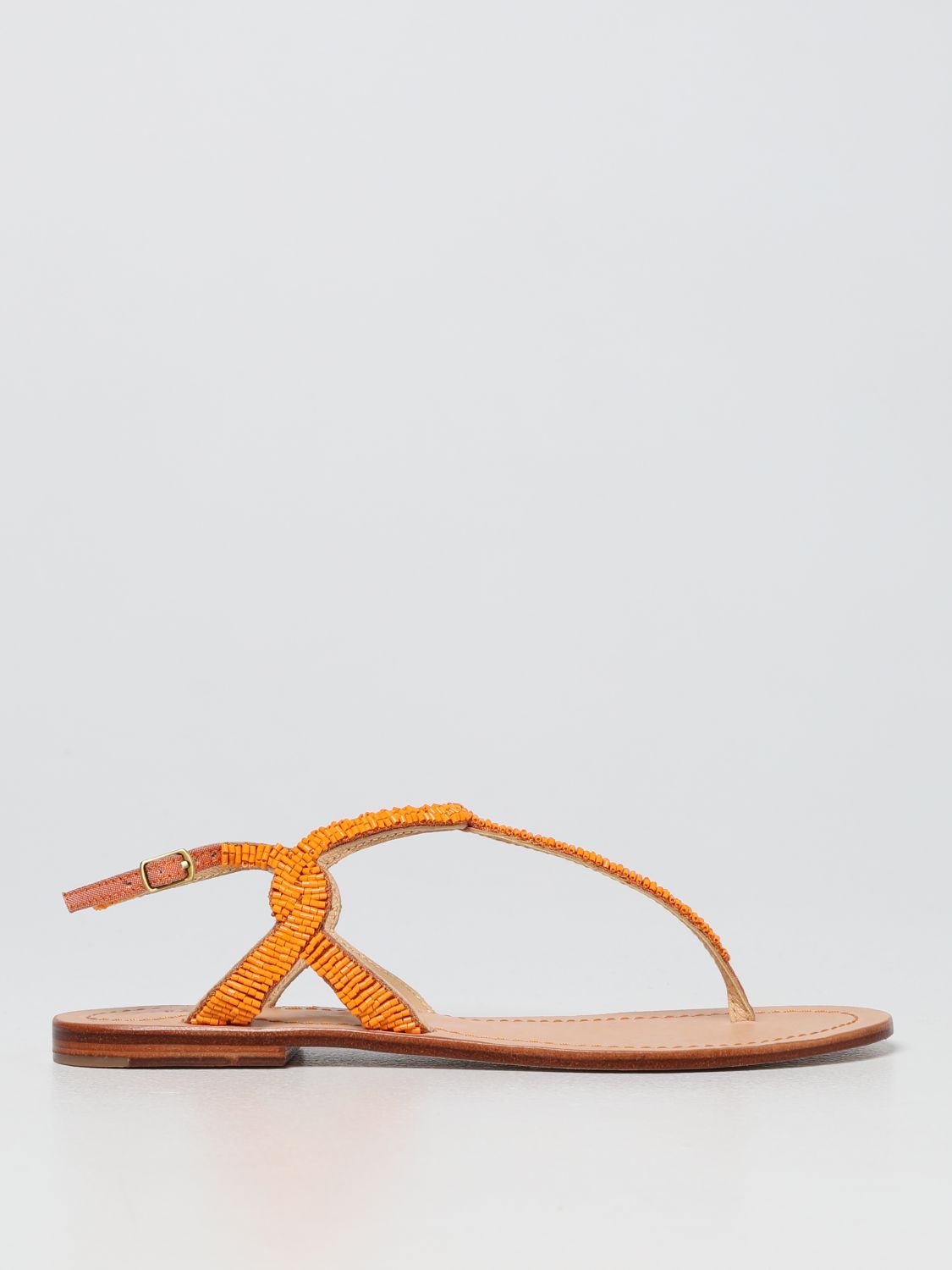 Flat sandals Maliparmi: Flat sandals women Maliparmi orange 1
