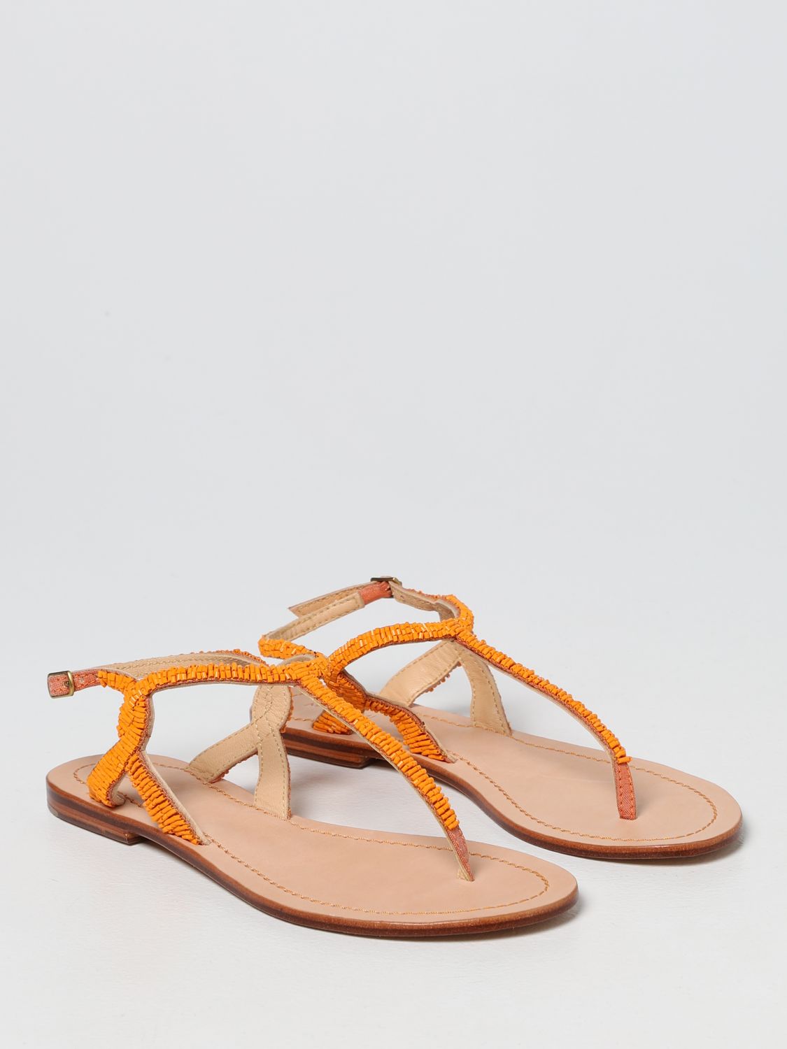 Flat sandals Maliparmi: Flat sandals women Maliparmi orange 2