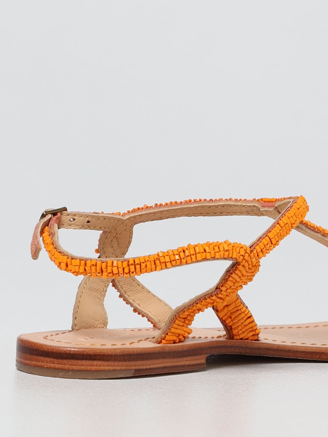 Flat sandals Maliparmi: Flat sandals women Maliparmi orange 3
