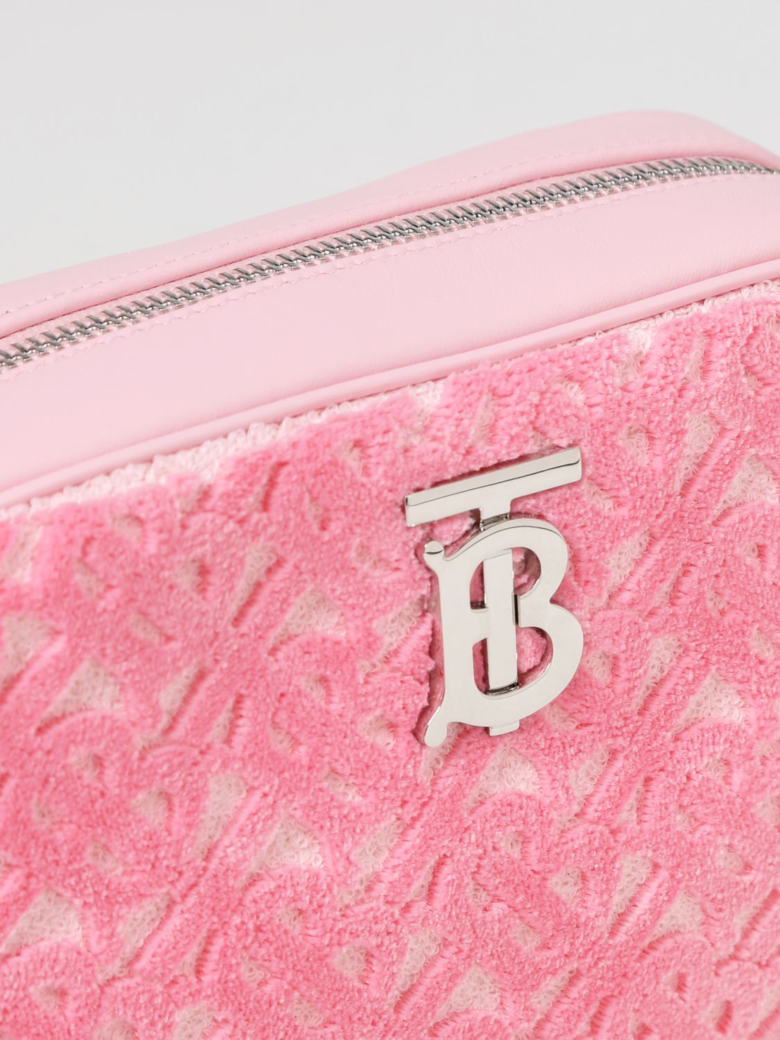 Crossbody bag Burberry Pink in Polyamide - 36736586