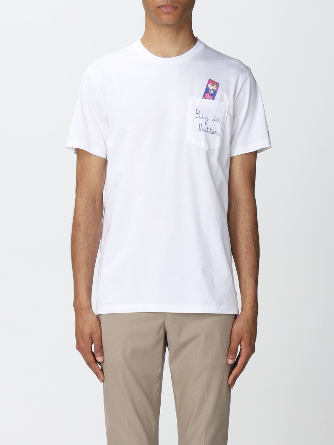 MC2 SAINT BARTH: t-shirt for man - White | Mc2 Saint Barth t-shirt ...