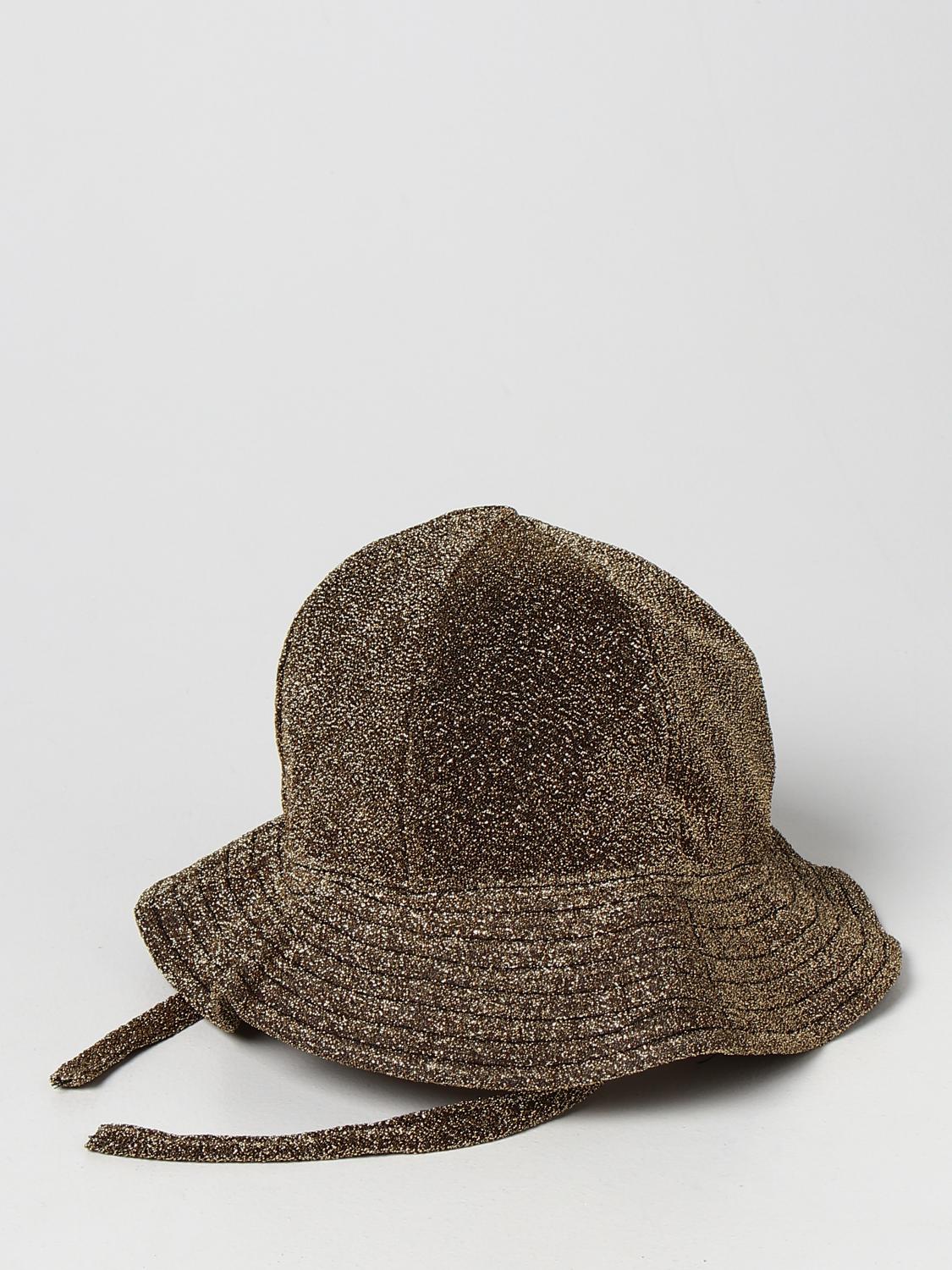 OSEREE: Cappello da pescatore glitter - Oro | Cappello Bimba Oseree 702522G  GIGLIO.COM
