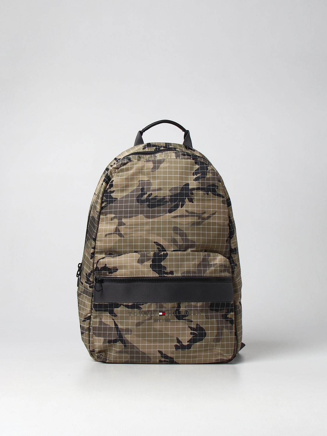 Zaino Tommy Hilfiger: Zaino Tommy Hilfiger con stampa camouflage cammello 1