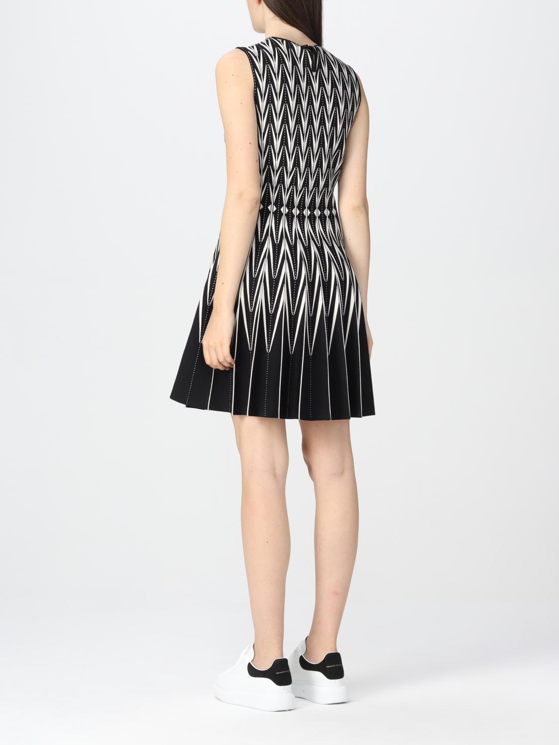 alexander mcqueen jacquard dress