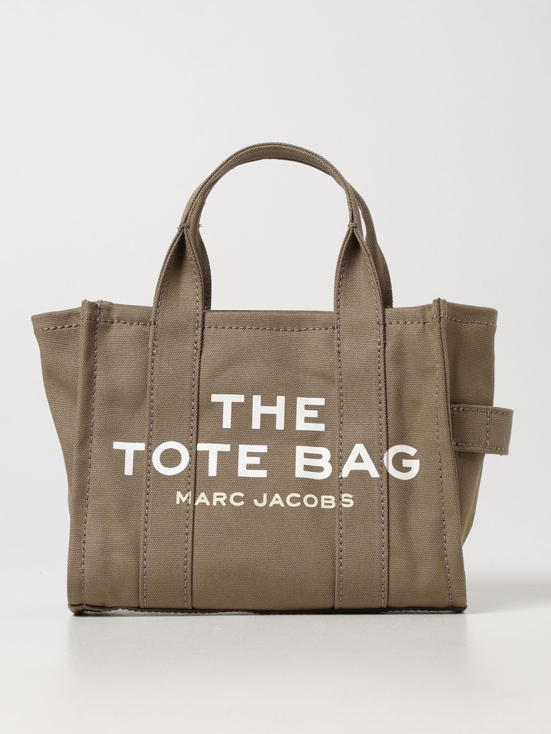 MARC JACOBS: canvas handbag - Green | Marc Jacobs tote bags M0016493 ...