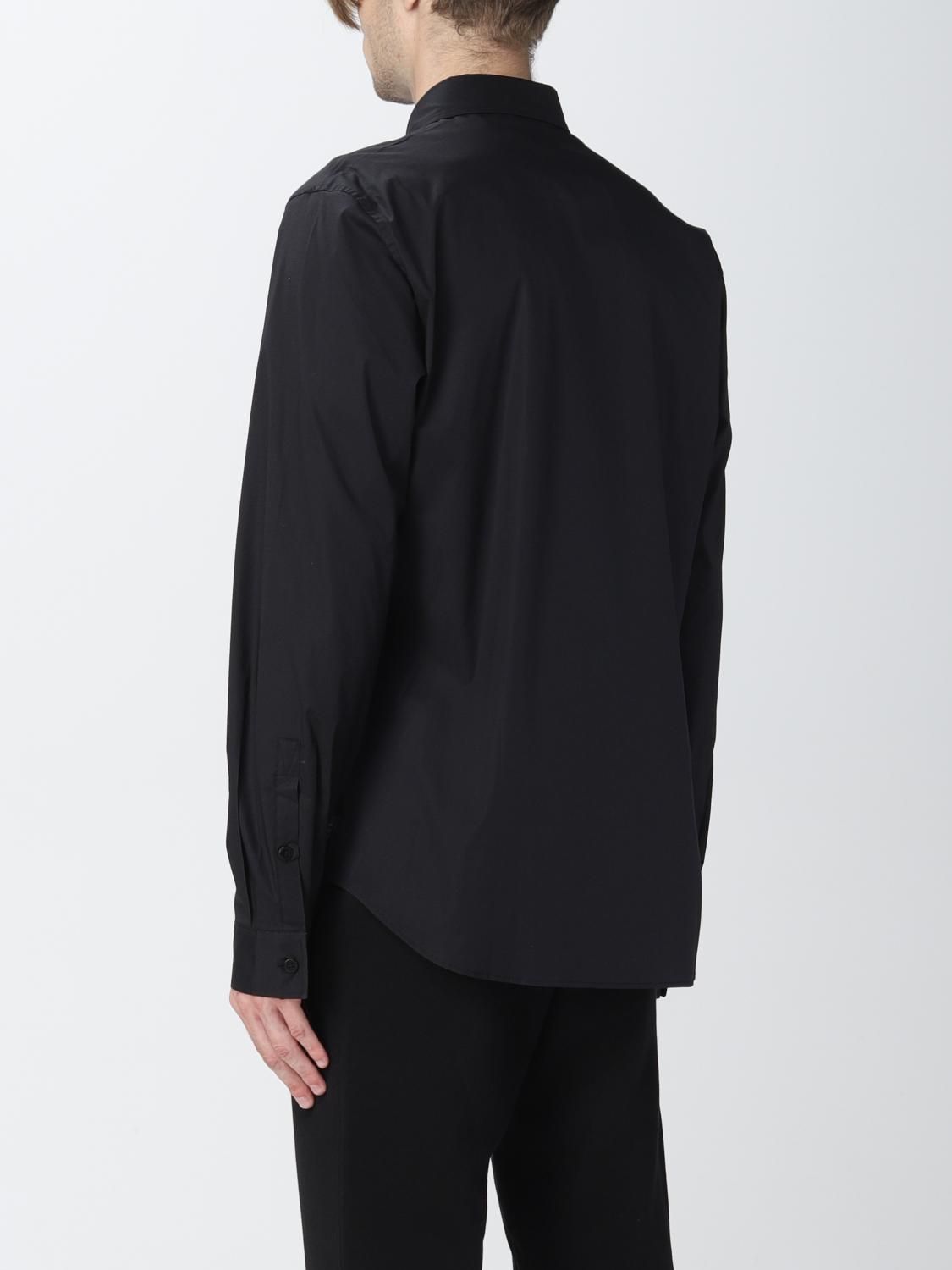 VERSACE JEANS COUTURE: shirt for man - Black  Versace Jeans Couture shirt  73GAL2R0NS153 online at