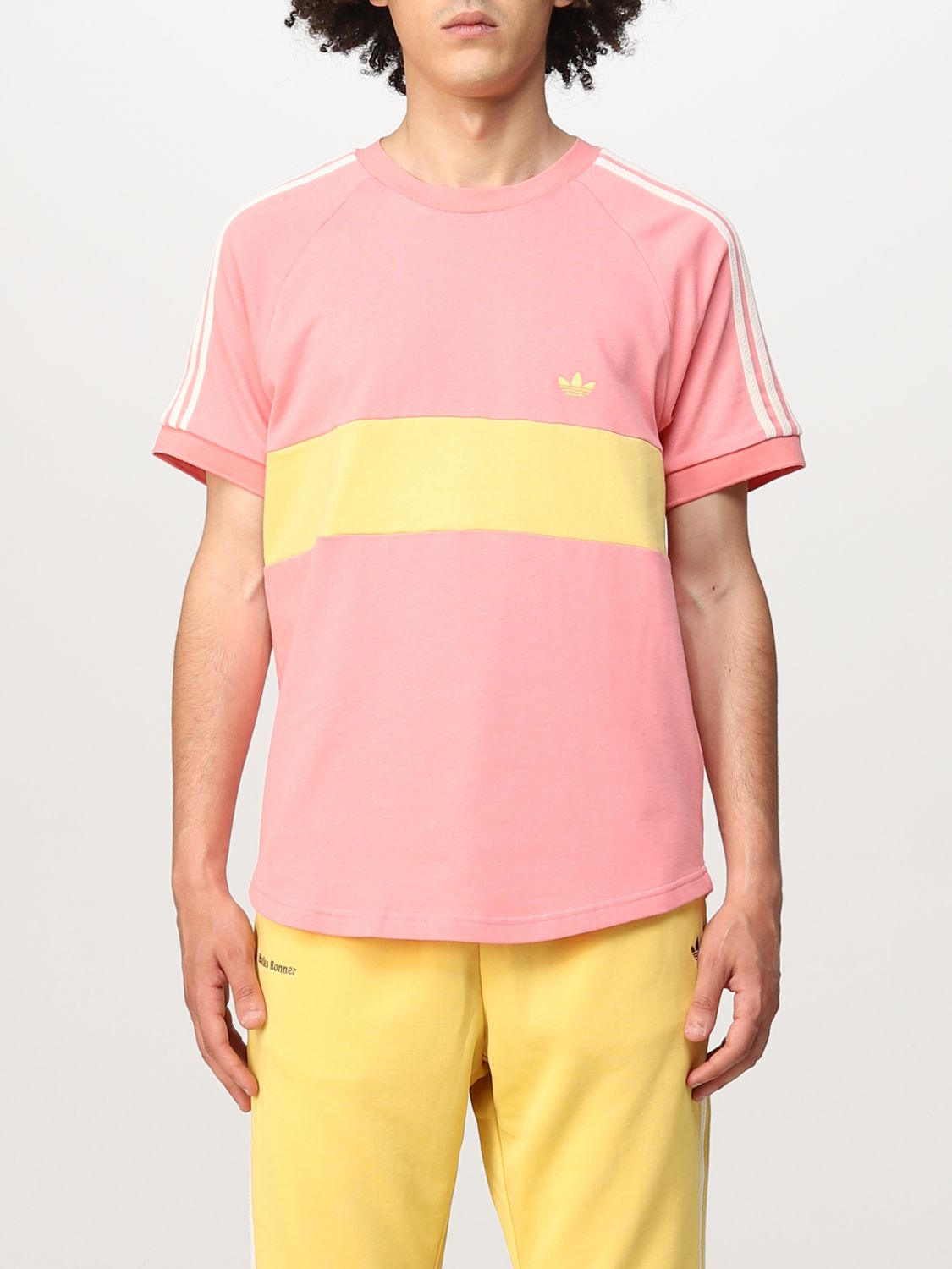 Gimnasta Suplemento Barriga ADIDAS ORIGINALS: Camiseta para hombre, Rosa | Camiseta Adidas Originals  HL8746 en línea en GIGLIO.COM