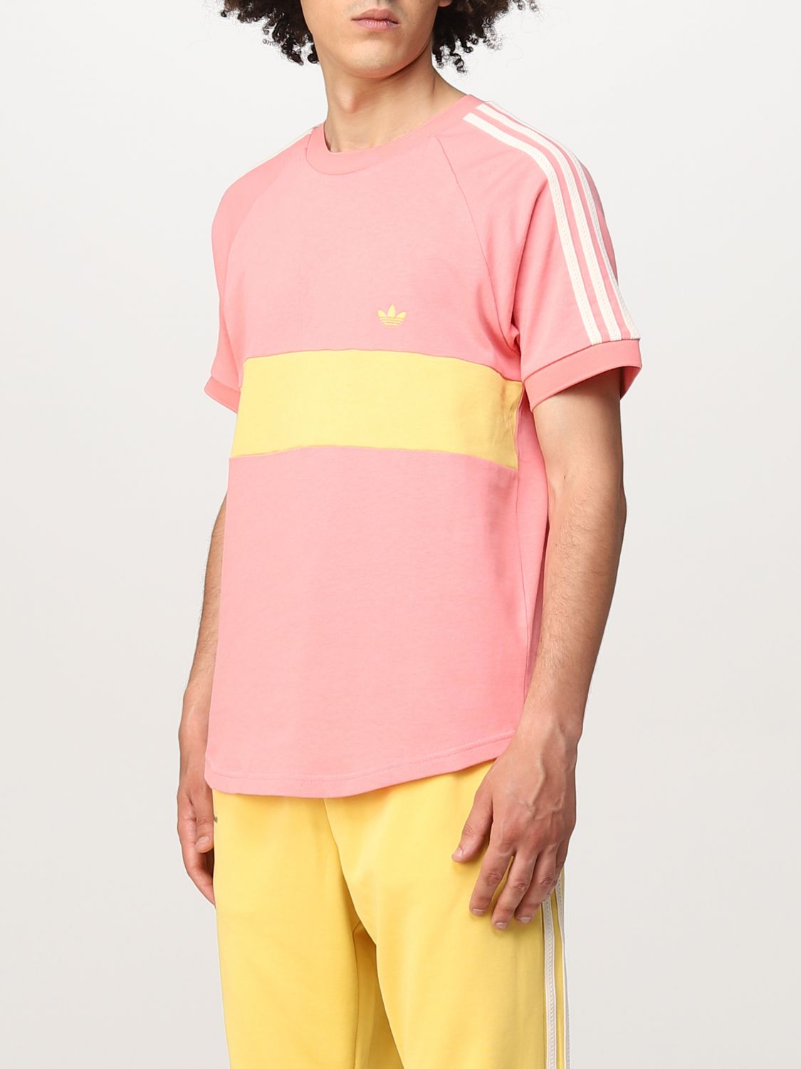 ADIDAS ORIGINALS: Camiseta para hombre, Rosa | Adidas Originals HL8746 línea en GIGLIO.COM