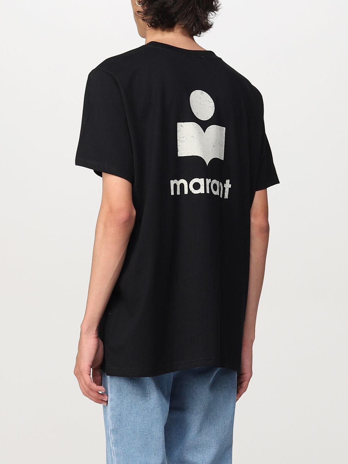ISABEL MARANT: T-shirt men - Black | T-Shirt Isabel Marant ...