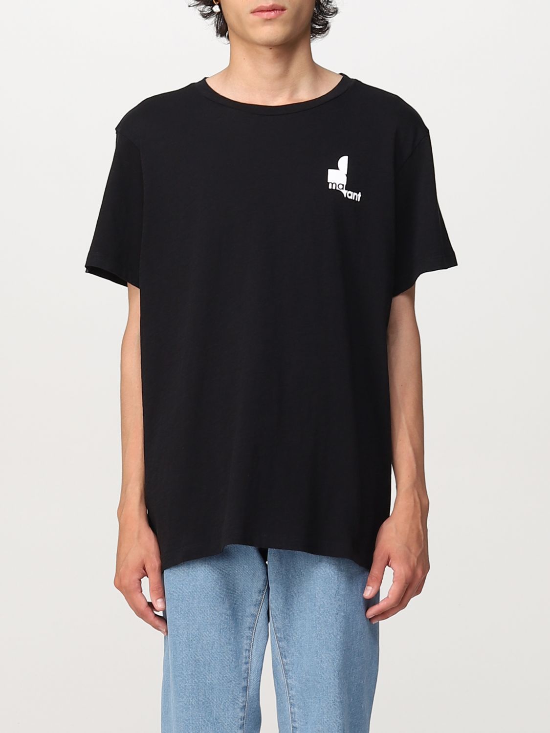 ISABEL MARANT: T-shirt men - Black | T-Shirt Isabel Marant ...