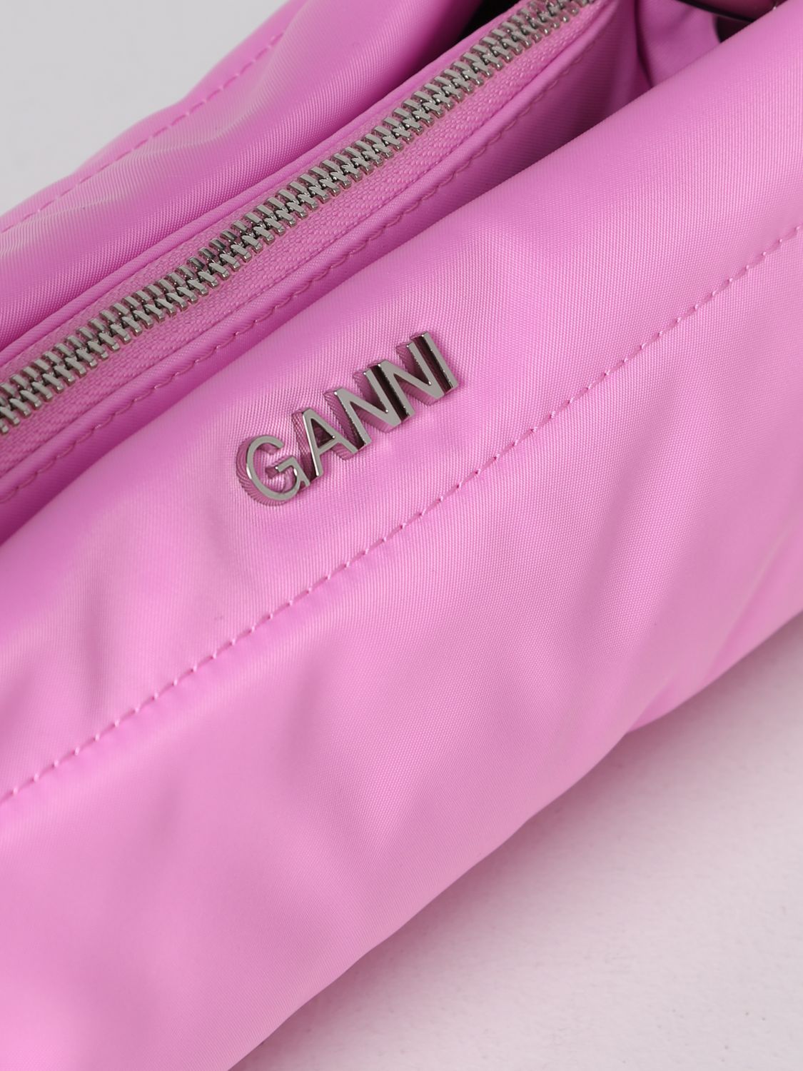 Ganni Pillow Shell Baguette Shoulder Bag, Forever Blue 👍