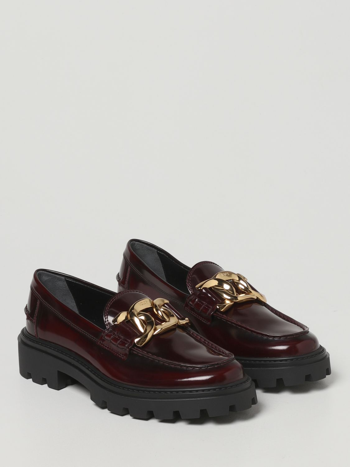 Loafers Tod's: Tod's loafers for women burgundy 2