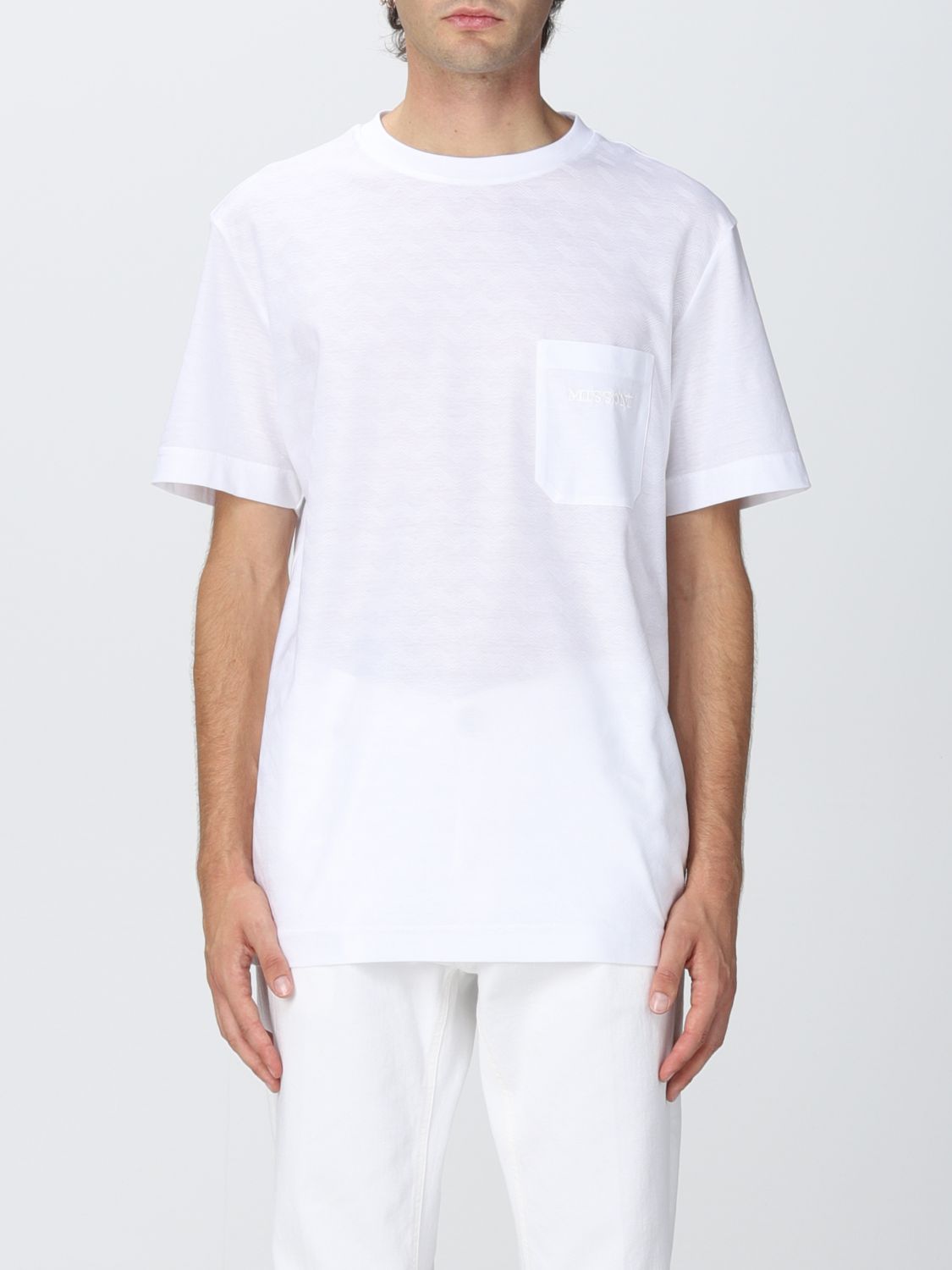 T-shirt Missoni: Missoni t-shirt for men white 1