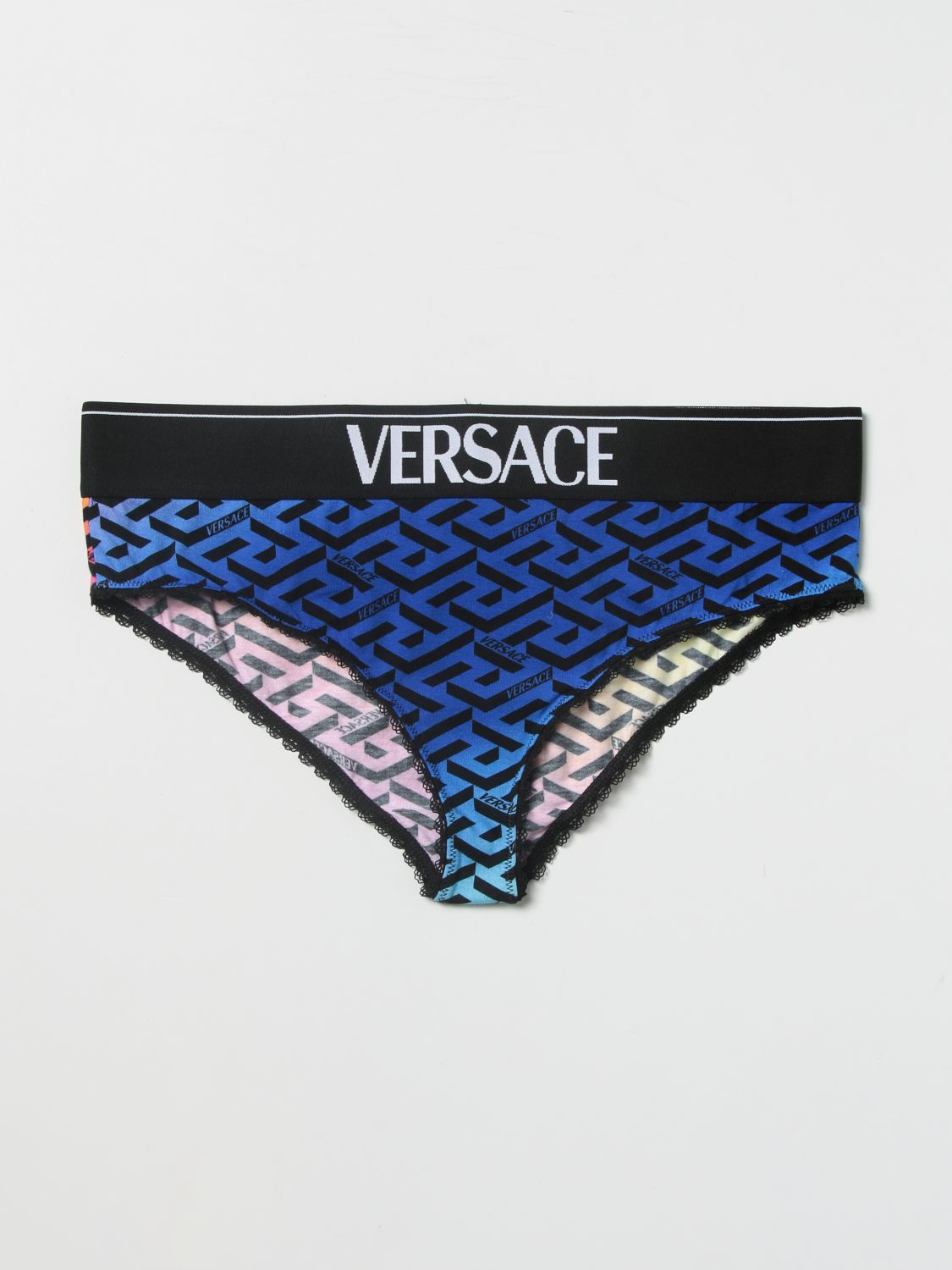 Dessous Versace: Versace Damen dessous blau 1