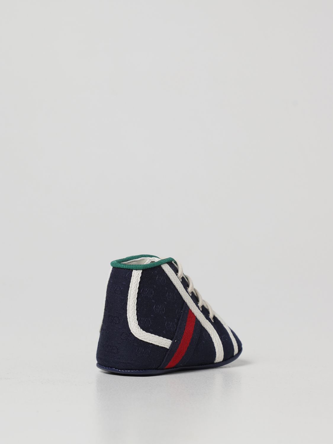 Schuhe Gucci: Gucci Schuhe mit Jacquard-Logo aus Baumwolle blau 3