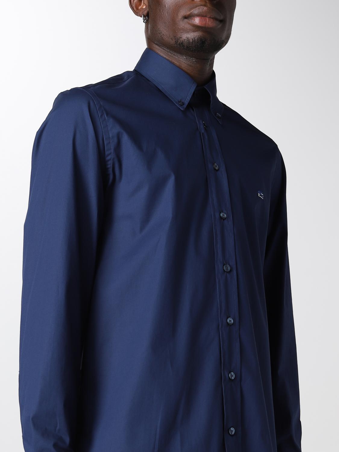エトロ Etro シャツ メンズ ネイビー シャツ エトロ Giglio Com