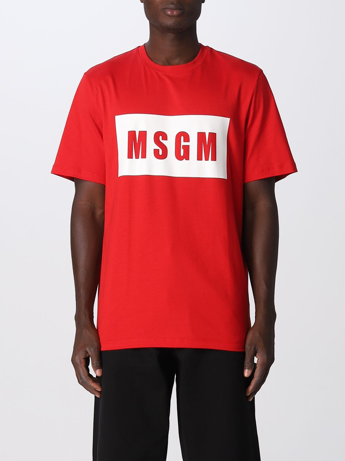 Msgm T-shirt  Men Color Red