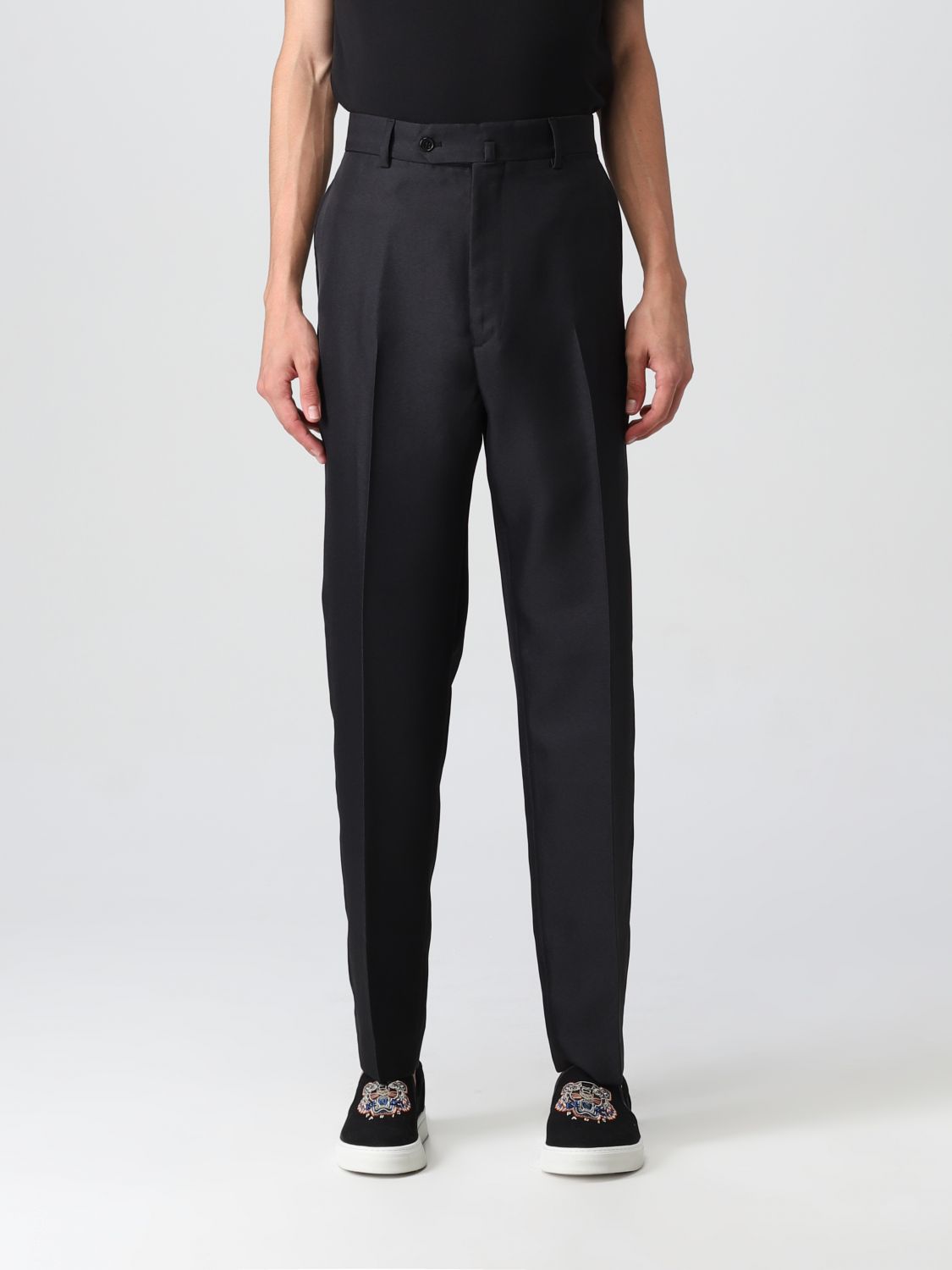 KENZO: pants for man - Black | Kenzo pants FC65PA1069RG online at ...