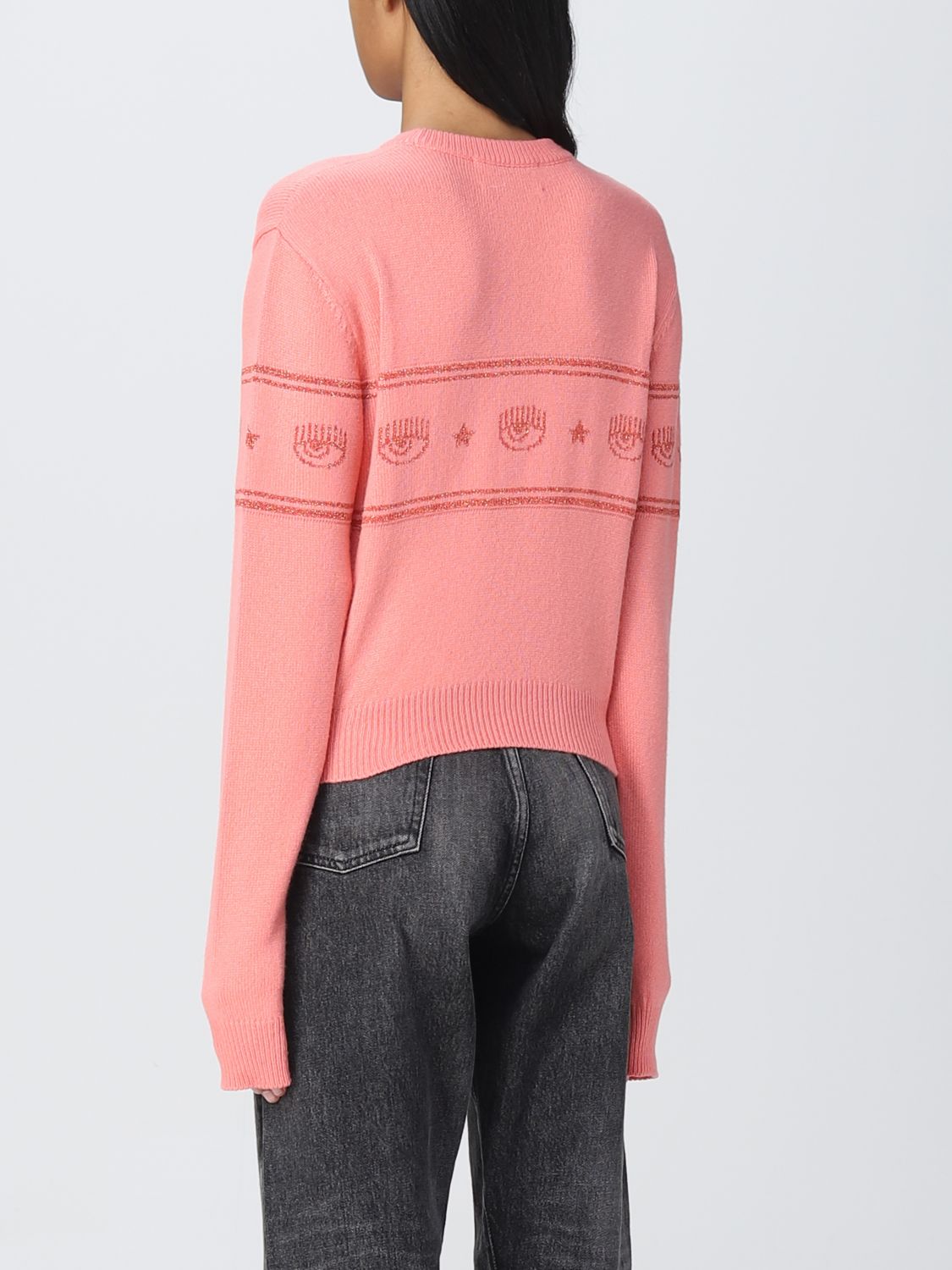Sweater Chiara Ferragni: Chiara Ferragni sweater for woman pink 2