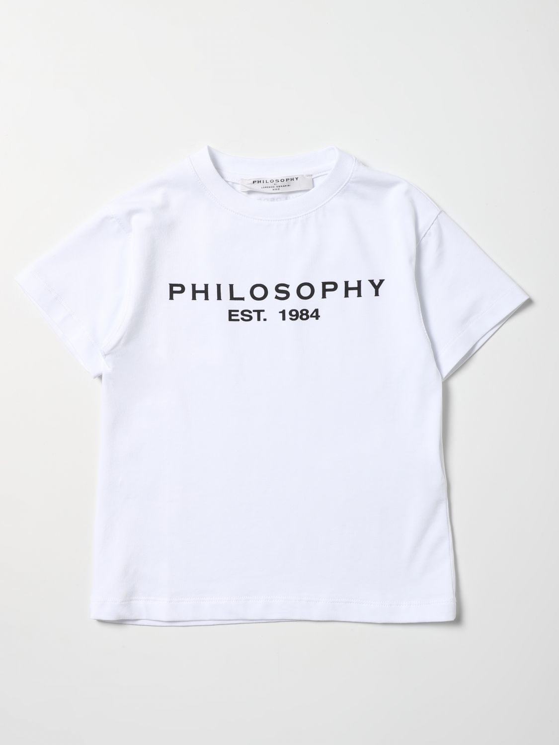 T-shirt Philosophy Di Lorenzo Serafini: Philosophy Di Lorenzo Serafini t-shirt for girl white 1