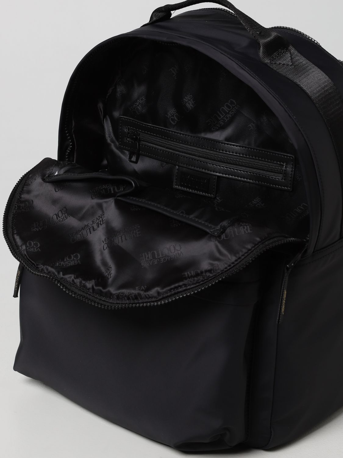 Backpack Versace Jeans Couture: Versace Jeans Couture backpack for men black 4