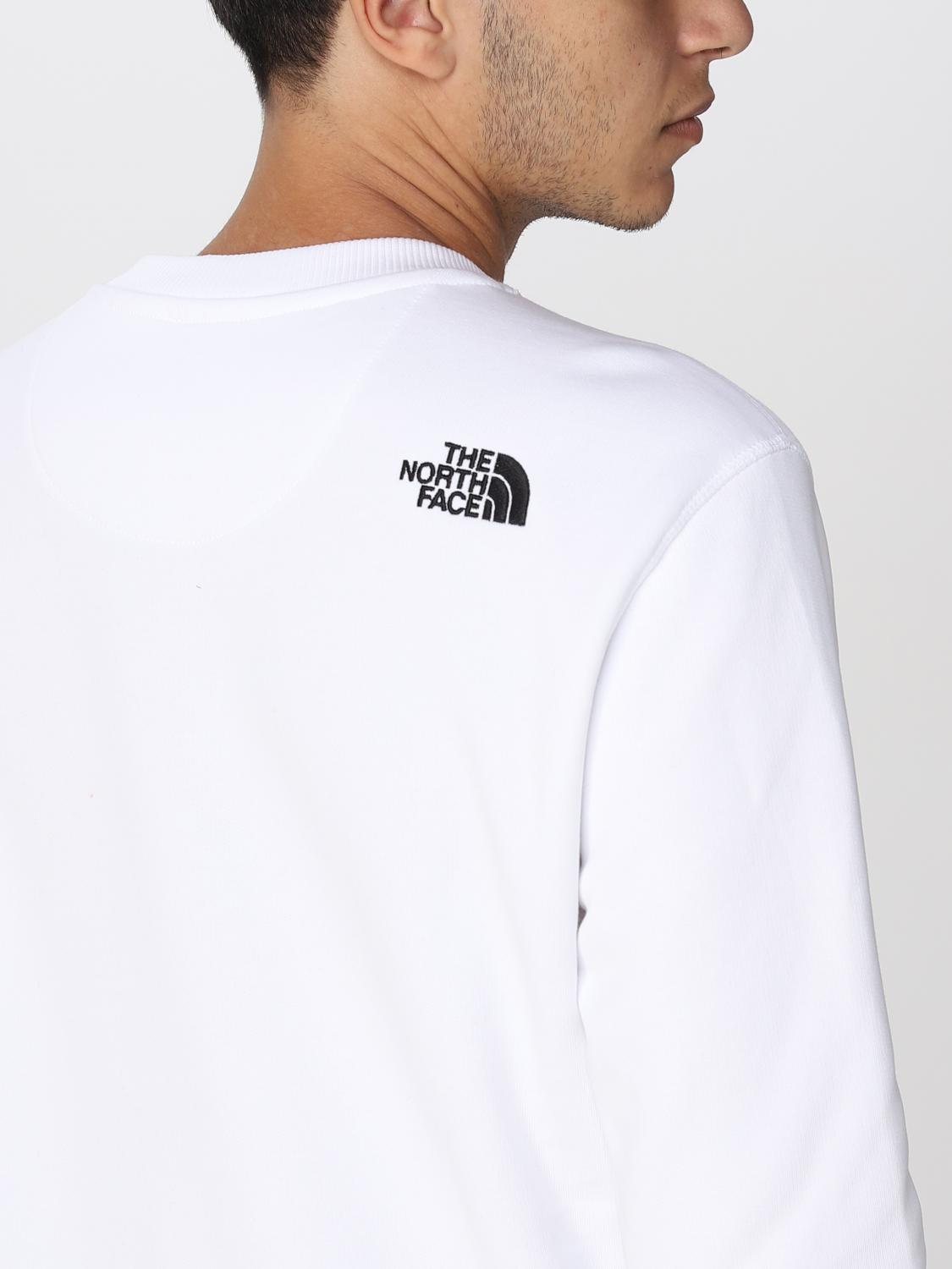 Felpa The North Face: Felpa The North Face con logo bianco 3