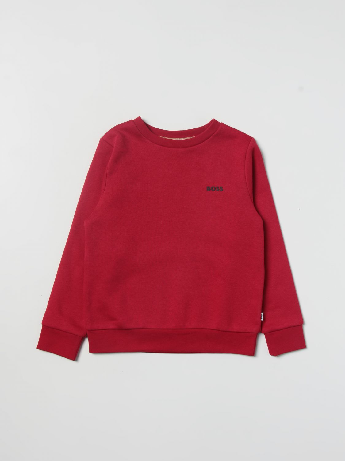 HUGO BOSS: sweater for girls - Red | Hugo Boss sweater J25M53 online on ...