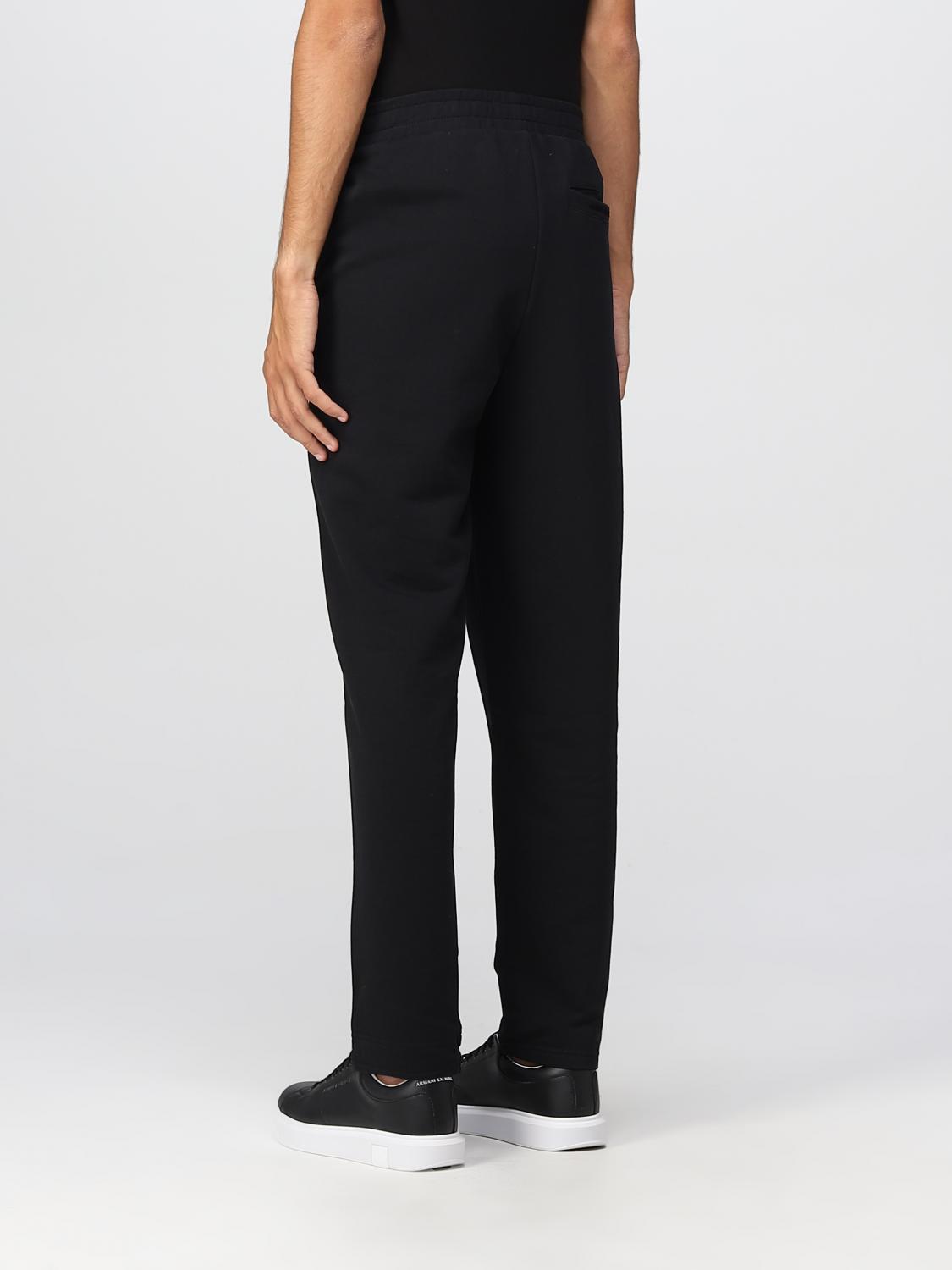 ARMANI EXCHANGE: Pants For Man - Black | Armani Exchange Pants ...