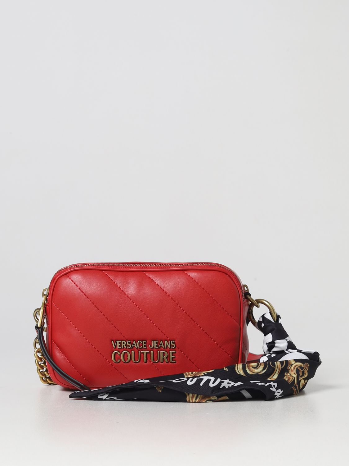 VERSACE JEANS COUTURE: mini bag for woman - Red | Versace Jeans Couture ...