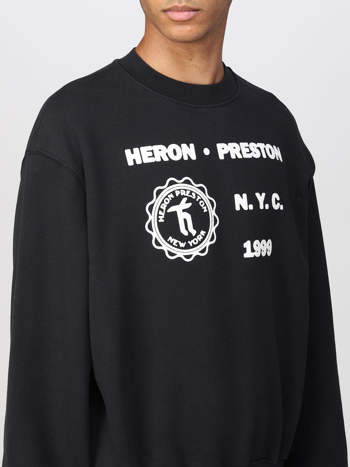 HERON PRESTON: sweatshirt for man - Black | Heron Preston sweatshirt ...