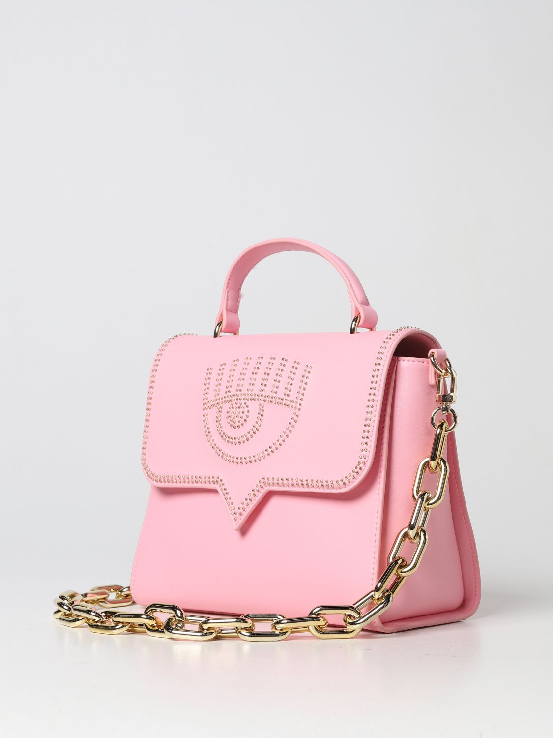 CHIARA FERRAGNI: handbag for woman - Pink | Chiara Ferragni handbag ...