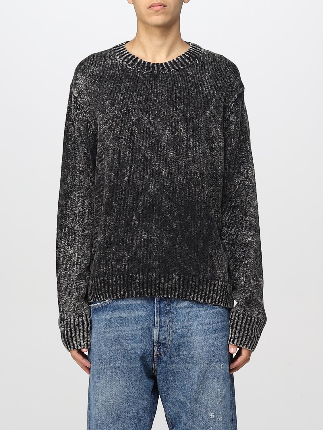 ACNE STUDIOS SWEATER ACNE STUDIOS MEN COLOR CHARCOAL,d50011033