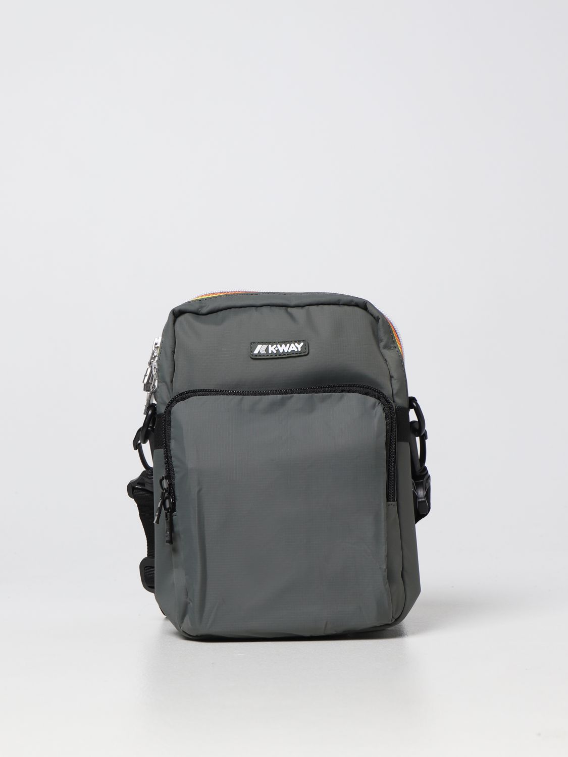 K-WAY: shoulder bag for man - Green | K-Way shoulder bag K7116VW
