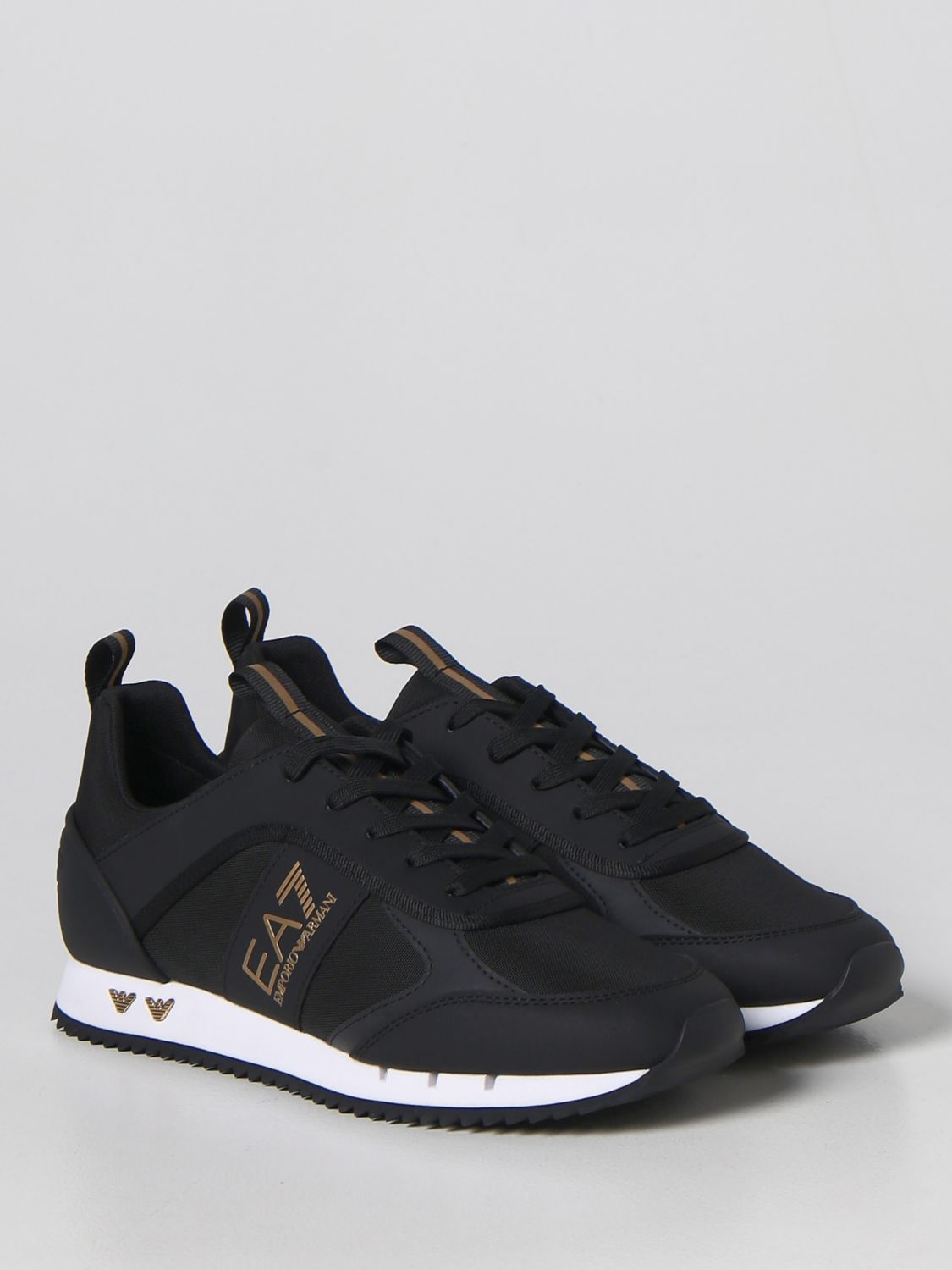 EA7: sneakers for man - Black | Ea7 sneakers X8X027XK219 online on ...